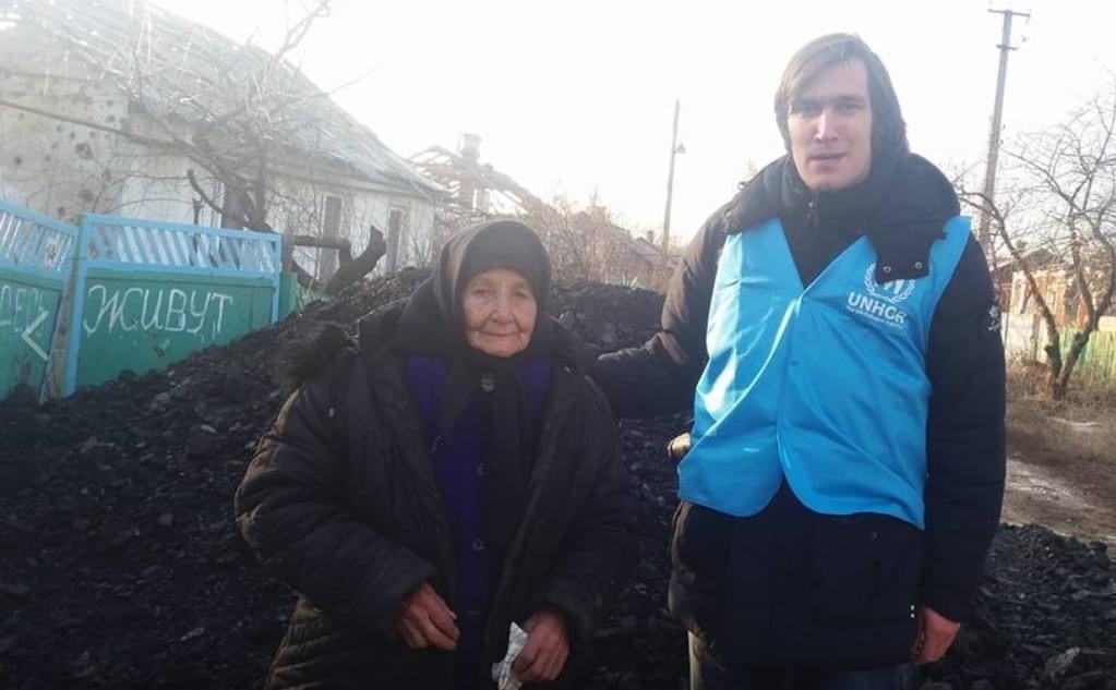 Evgeniy Kaplin with Mariya Garpinich.