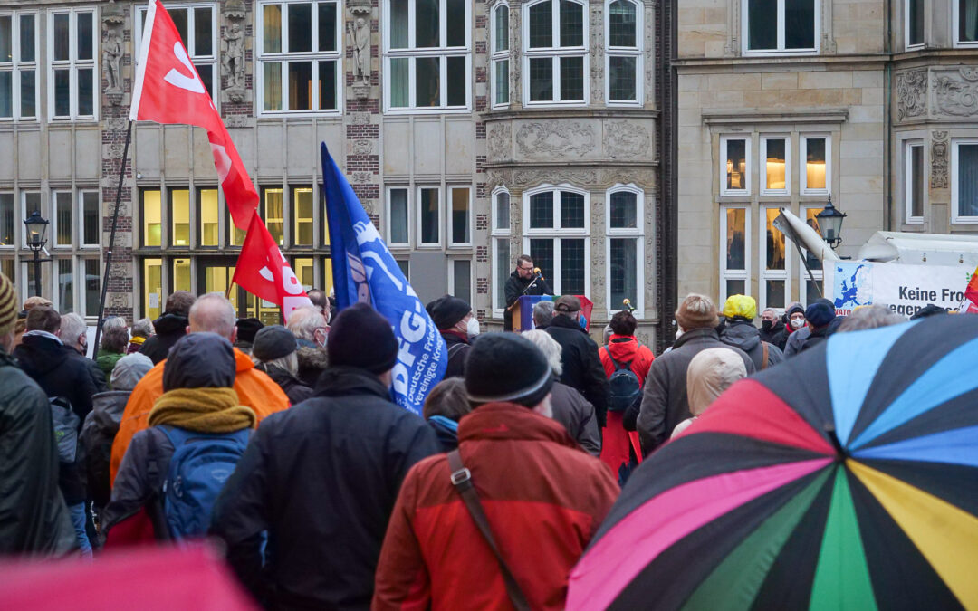 Aggressive peace protest: Russia criticism undesirable at Bremen demo on Ukraine conflict